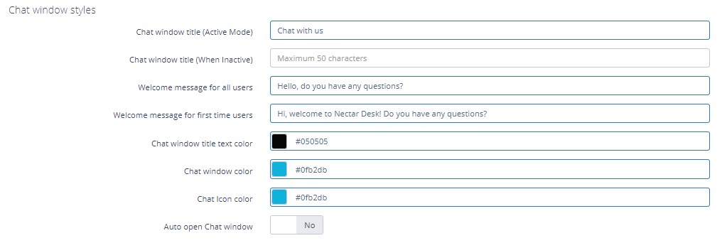 embed live chat