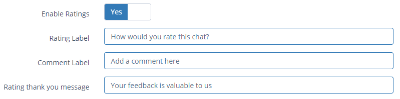 Chat Rating