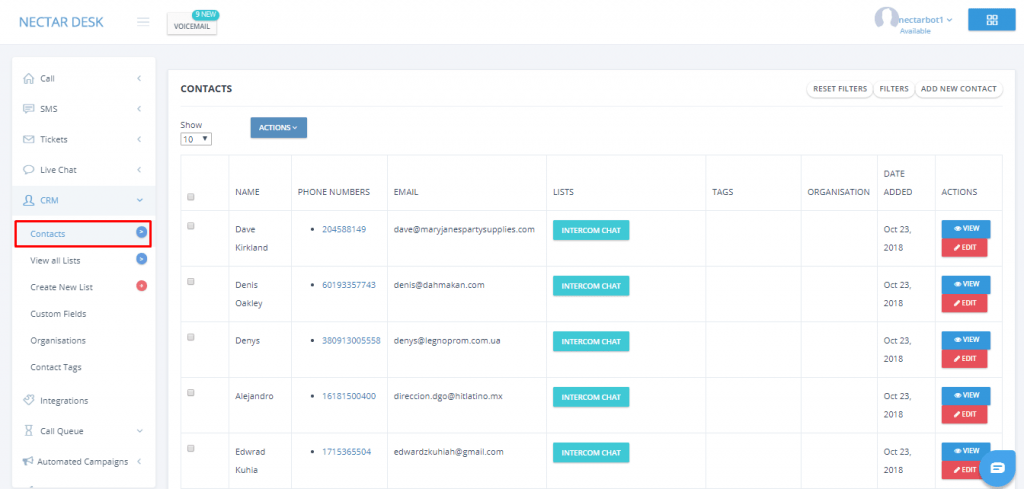 CRM for vaccine administration process