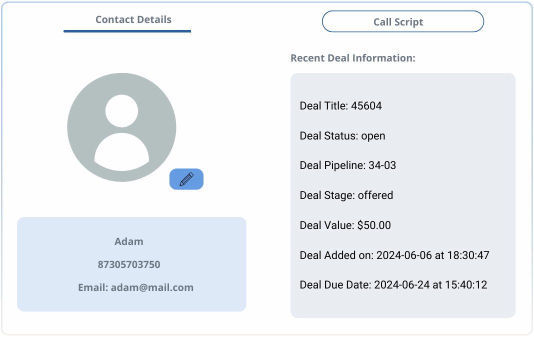 Pipedrive integration