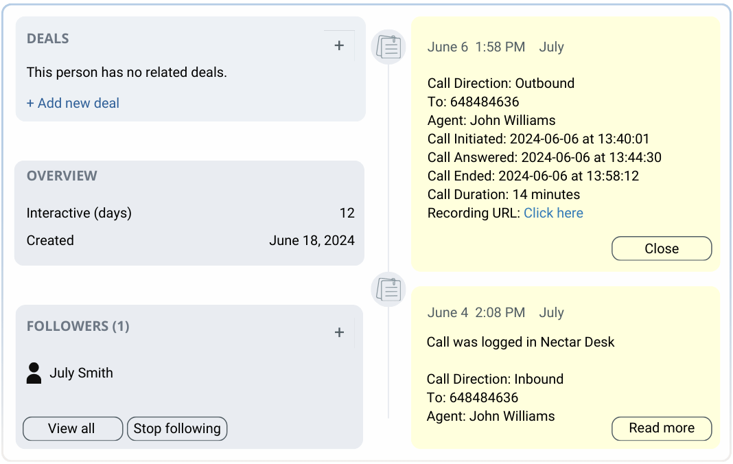 Salesforce integration
