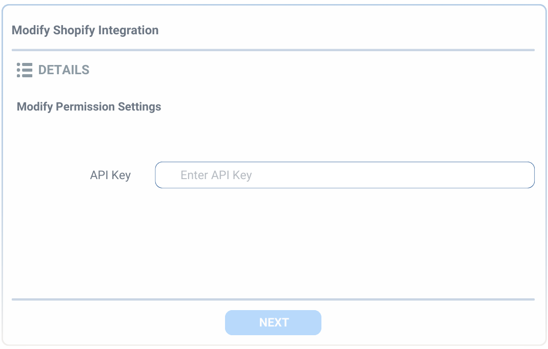Shopify integration