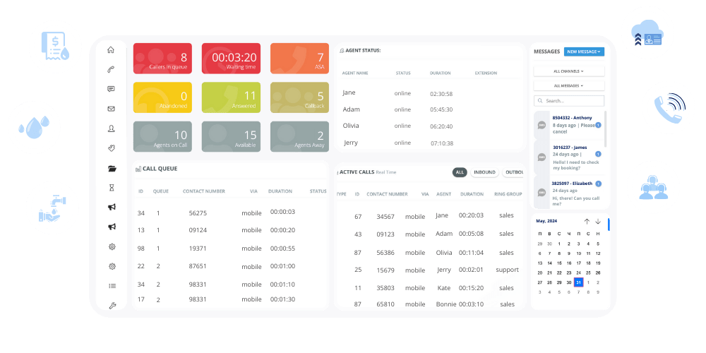 Call Center Software for Water Utility Providers